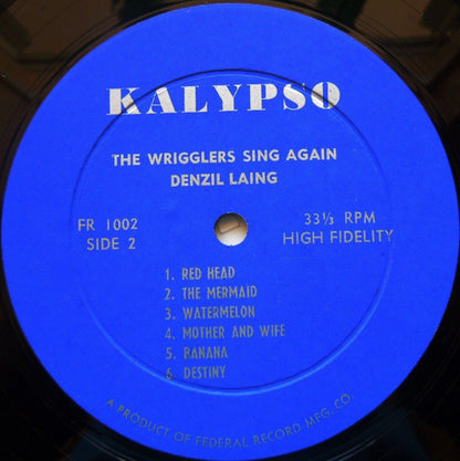 Denzil Laing And Wrigglers : Sing Again (LP, Album)