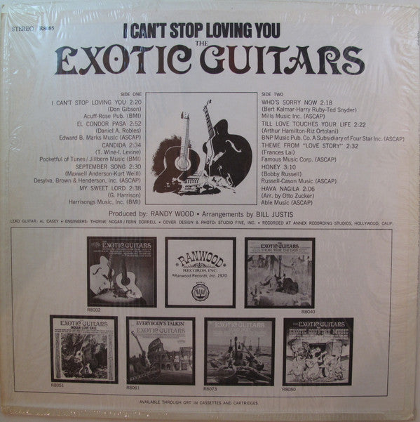 The Exotic Guitars : I Can't Stop Loving You (LP, Album)