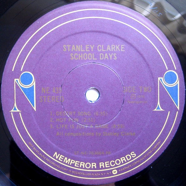 Stanley Clarke : School Days (LP, Album, PR )