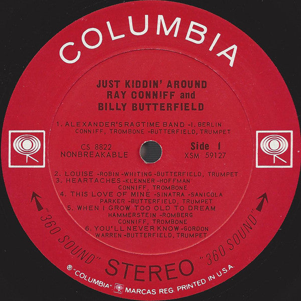 Ray Conniff & Billy Butterfield : Just Kiddin' Around (LP, Album)