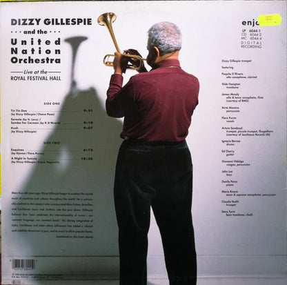 Dizzy Gillespie And The United Nation Orchestra : Live At The Royal Festival Hall (LP, Album)