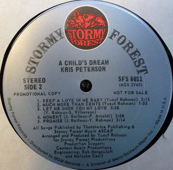 Kris Peterson : A Child's Dream (LP, Album, Promo)