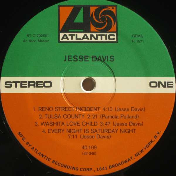 Jesse Ed Davis : ¡Jesse Davis! (LP, Album)