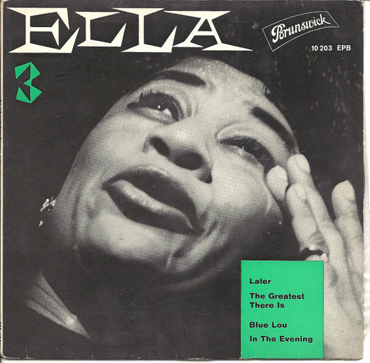 Ella Fitzgerald : Ella Vol. 3 (7", EP)