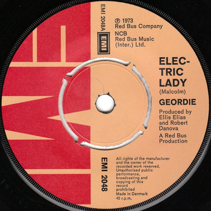 Geordie : Electric Lady (7", Single)