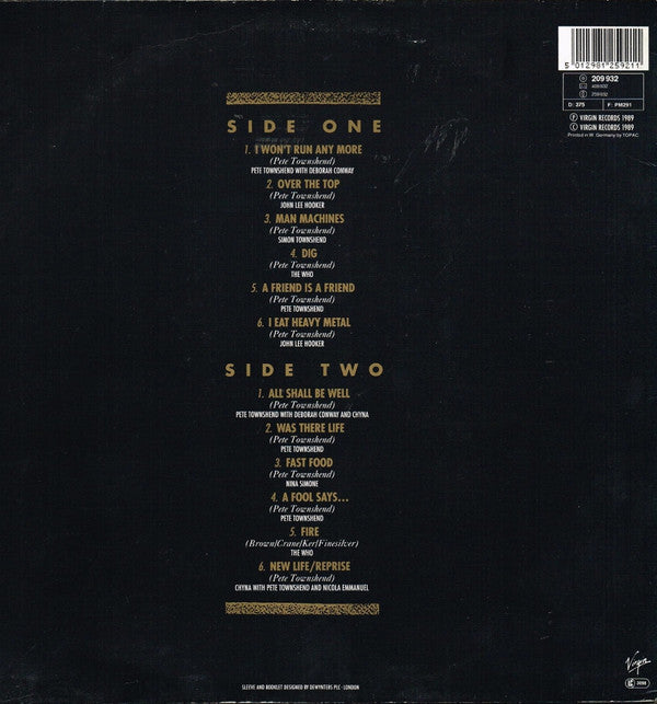 Pete Townshend : The Iron Man (The Musical By Pete Townshend) (LP, Album)