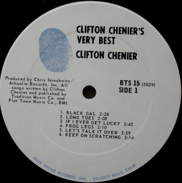 Clifton Chenier : Clifton Chenier's Very Best (LP, Comp, Mono)