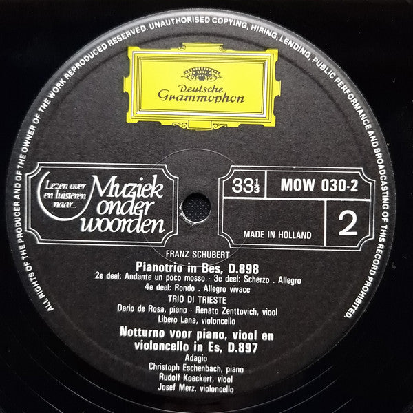 Wolfgang Amadeus Mozart / Franz Schubert : Kamermuziek (LP, Comp)