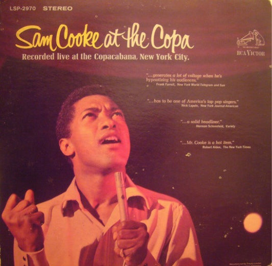 Sam Cooke : Sam Cooke At The Copa (LP, Album, RE)