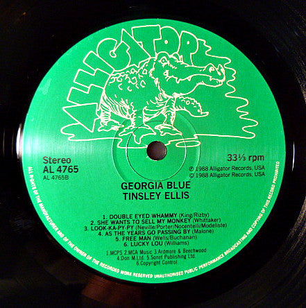 Tinsley Ellis : Georgia Blue (LP, Album)