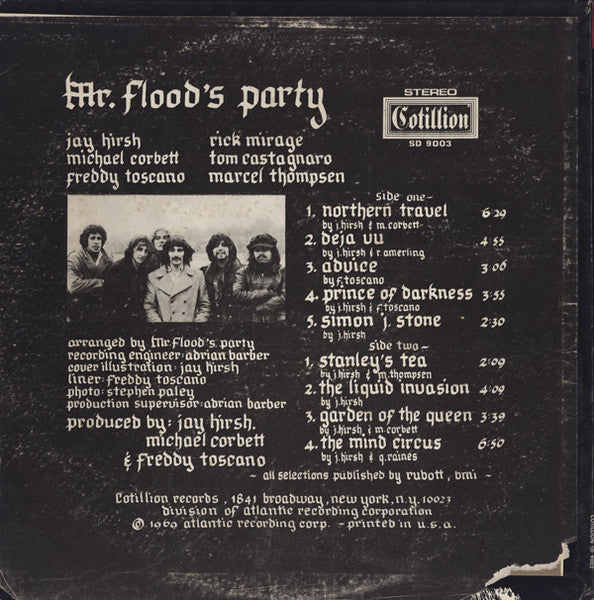 Mr. Flood's Party (2) : Mr. Flood's Party (LP, Album, Pre)