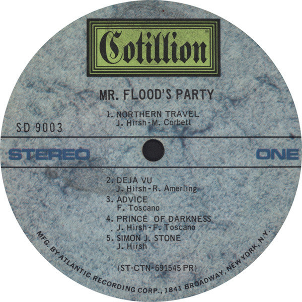 Mr. Flood's Party (2) : Mr. Flood's Party (LP, Album, Pre)