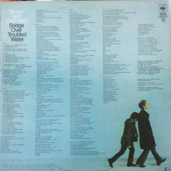 Simon & Garfunkel : Bridge Over Troubled Water (LP, Album, RE, Hal)