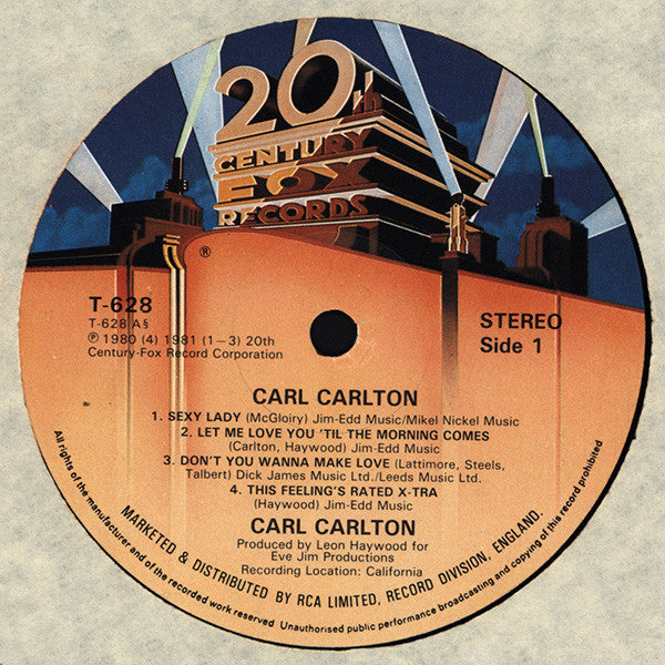 Carl Carlton : Carl Carlton (LP, Album)