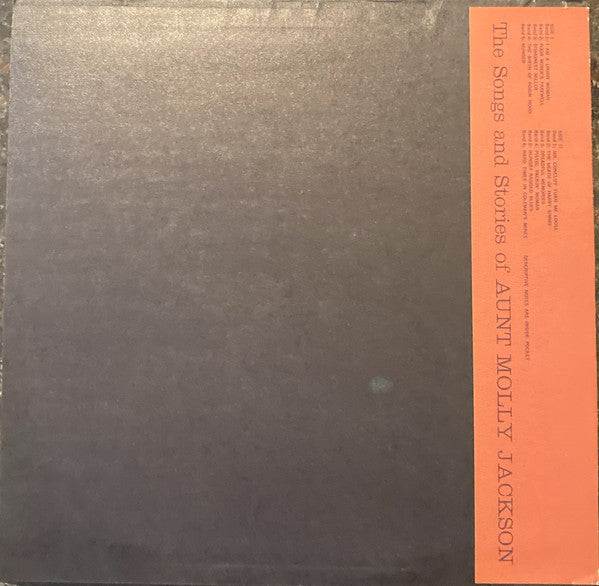 Aunt Molly Jackson : The Songs And Stories Of Aunt Molly Jackson (LP)