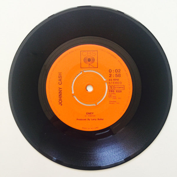 Johnny Cash : Oney / Country Trash (7")