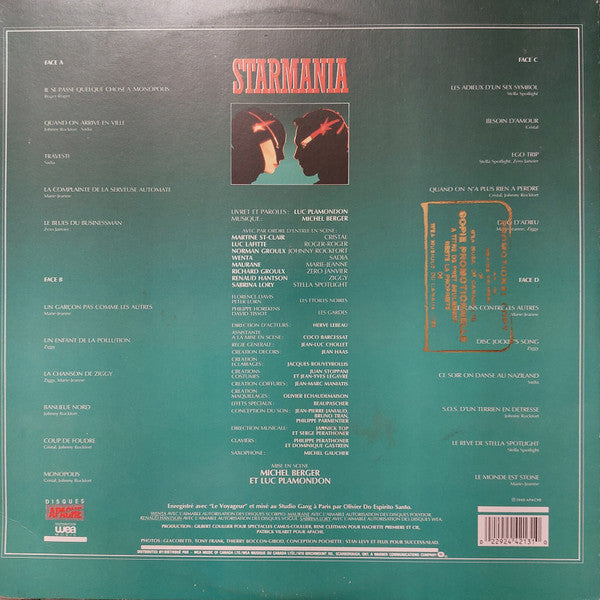 Michel Berger - Luc Plamondon : Starmania (2xLP)