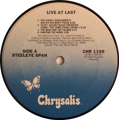 Steeleye Span : Live At Last! (LP, Album, Ter)