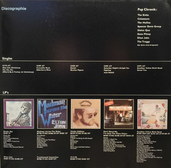 Elton John : Pop Chronik (2xLP, Comp, Gat)