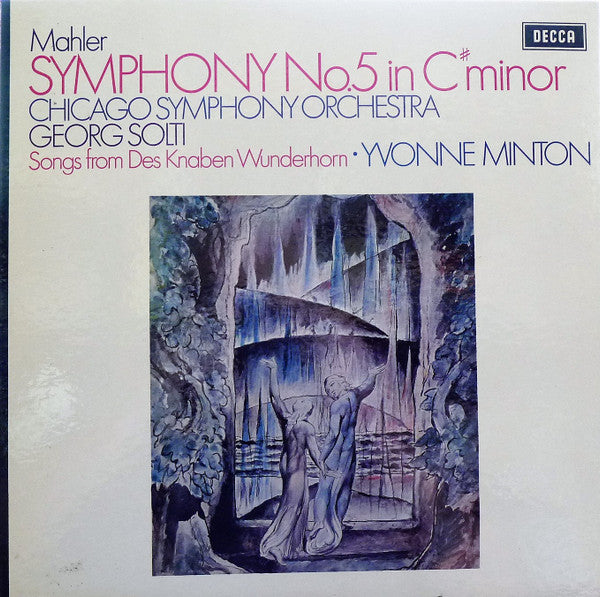 Gustav Mahler - Chicago Symphony Orchestra, Georg Solti • Yvonne Minton : Symphony No. 5 In C# Minor / Songs From Des Knaben Wunderhorn (2xLP, RE + Box)