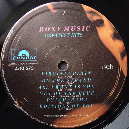 Roxy Music : Greatest Hits (LP, Comp)