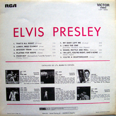 Elvis Presley : For LP Fans Only (LP, Comp, RE)