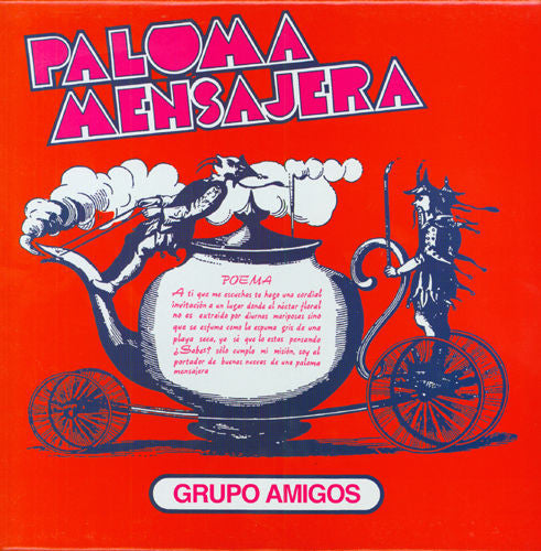 Grupo Amigos : Paloma Mensajera (LP, Album, RE)