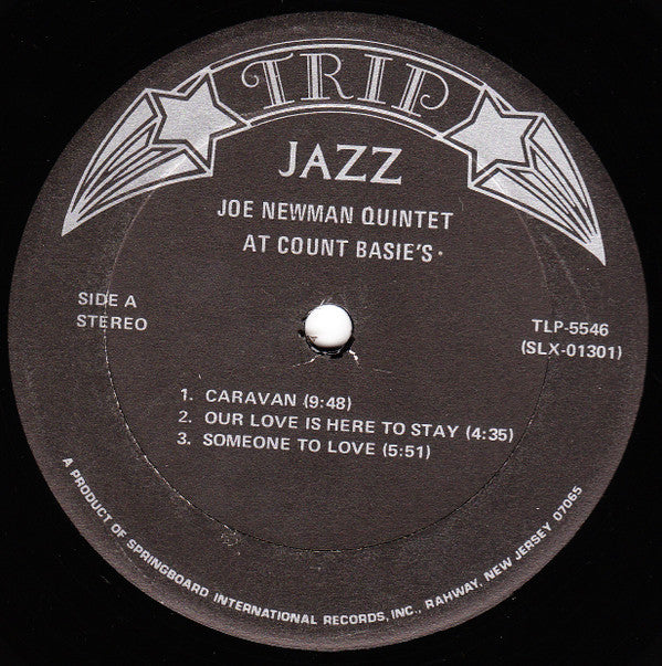 Joe Newman Quintet : Joe Newman Quintet At Count Basie's (LP, Album, RE)