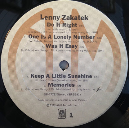 Lenny Zakatek : Lenny Zakatek (LP, Album)