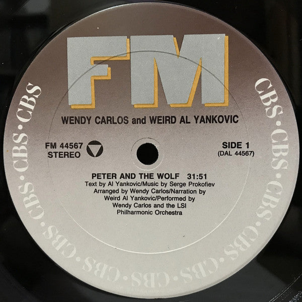 "Weird Al" Yankovic ▪ Wendy Carlos : Peter & The Wolf / Carnival Of The Animals - Part II (LP)