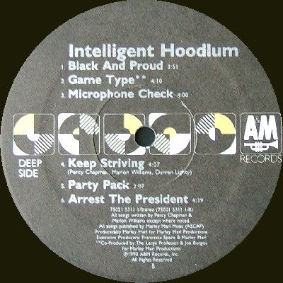 Intelligent Hoodlum : Intelligent Hoodlum (LP, Album)