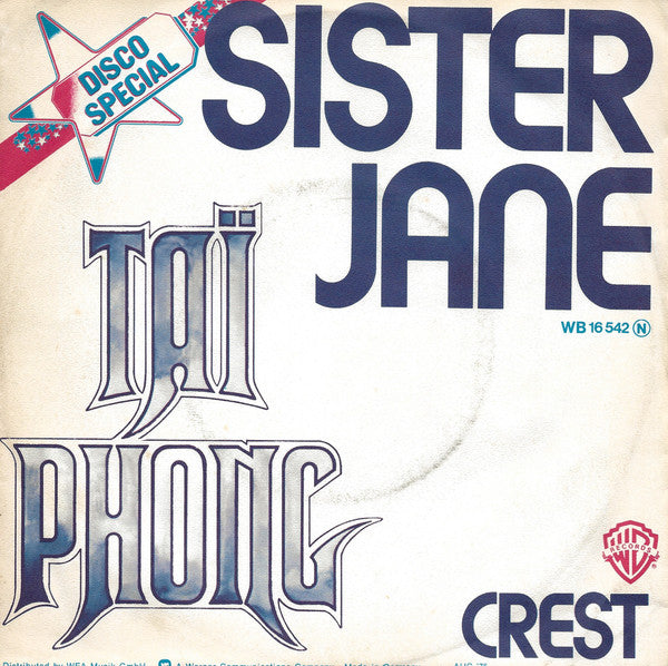 Taï Phong : Sister Jane / Crest (7", Single)