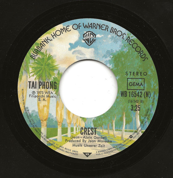 Taï Phong : Sister Jane / Crest (7", Single)