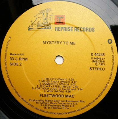 Fleetwood Mac : Mystery To Me (LP, Album, RP, Gat)