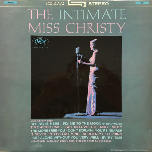 June Christy : The Intimate Miss Christy (LP, Album)