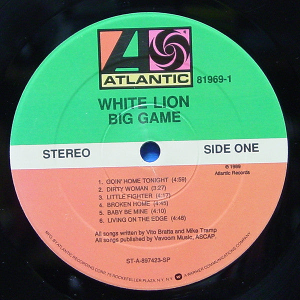 White Lion : Big Game (LP, Album)