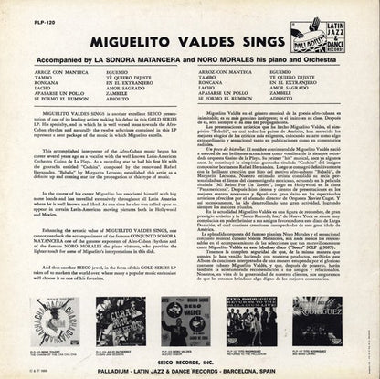 Miguelito Valdes : Miguelito Valdes Sings (LP, Album, RE)