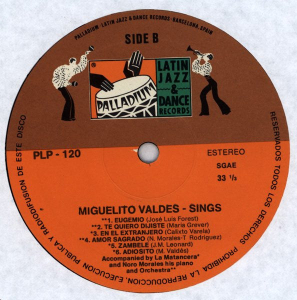 Miguelito Valdes : Miguelito Valdes Sings (LP, Album, RE)