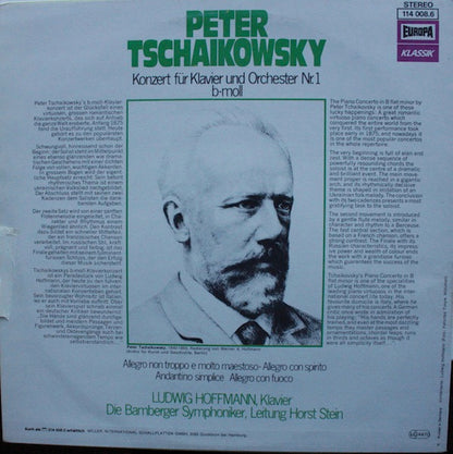 Pyotr Ilyich Tchaikovsky By Ludwig Hoffmann And Bamberger Symphoniker : Klavierkonzert B-Moll / Konzert Für Klavier Und Orchester Nr.1 B-Moll (LP)