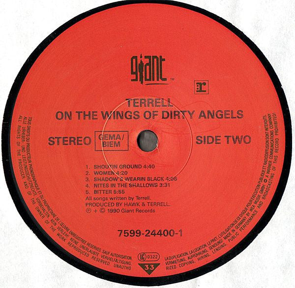Charlie Terrell : On The Wings Of Dirty Angels (LP, Album)