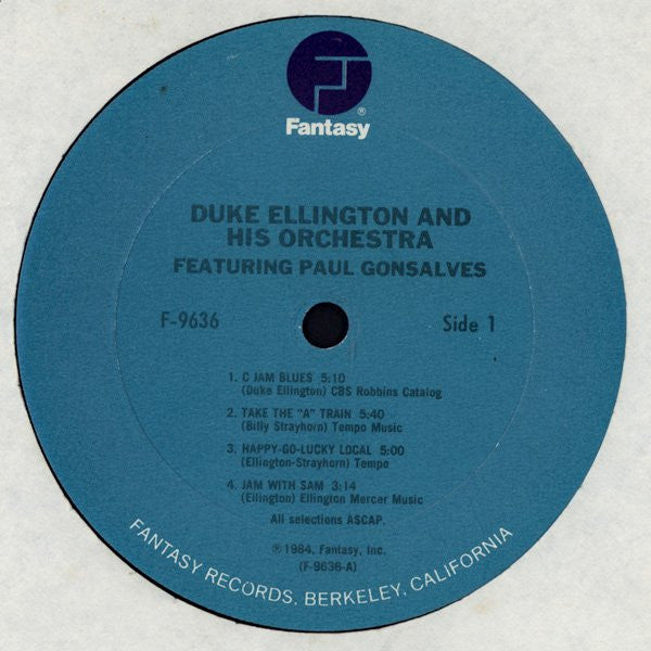 Duke Ellington And His Orchestra Featuring Paul Gonsalves : Featuring Paul Gonsalves (LP, Album)