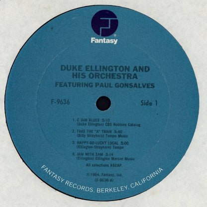 Duke Ellington And His Orchestra Featuring Paul Gonsalves : Featuring Paul Gonsalves (LP, Album)