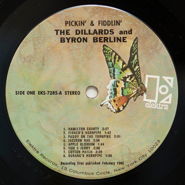 The Dillards With Byron Berline : Pickin' And Fiddlin' (LP, Album, RE)
