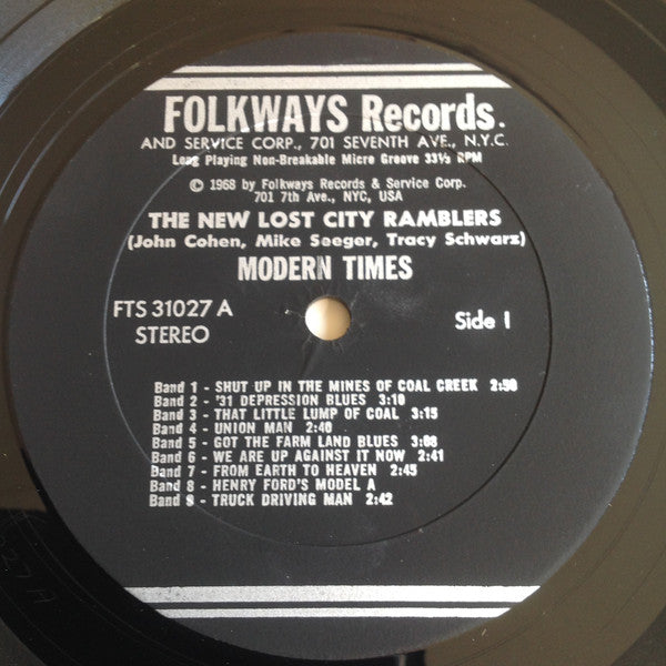 The New Lost City Ramblers : Modern Times (LP)