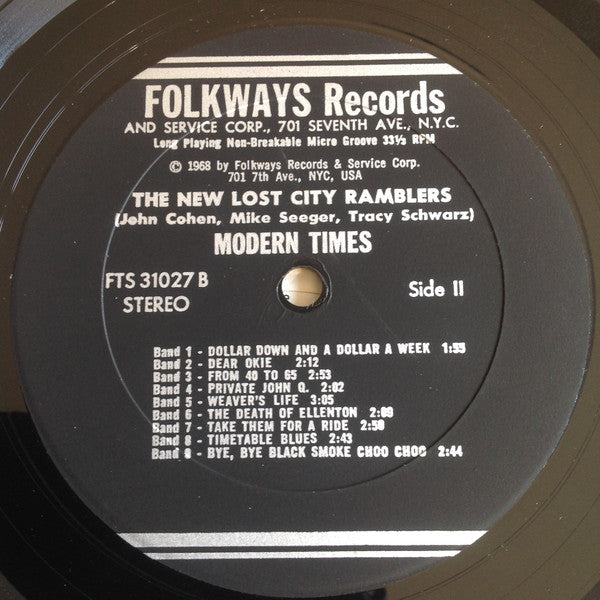 The New Lost City Ramblers : Modern Times (LP)