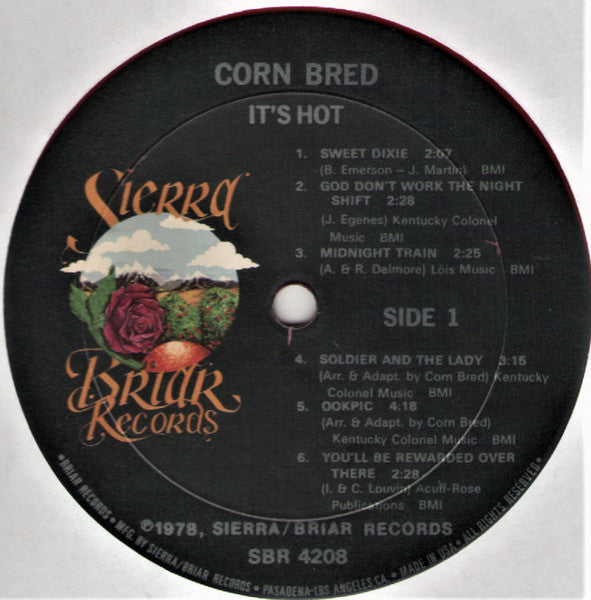 Corn Bred : It's Hot (LP, Red)