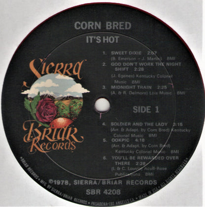 Corn Bred : It's Hot (LP, Red)