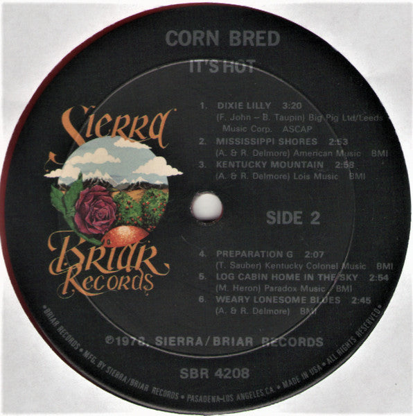 Corn Bred : It's Hot (LP, Red)