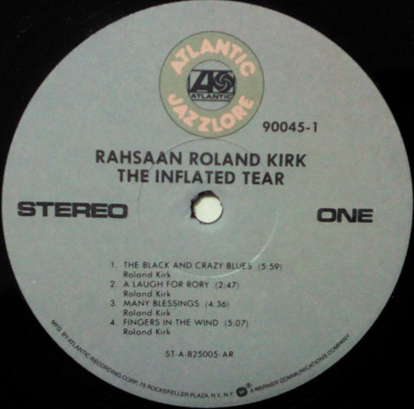 Roland Kirk : The Inflated Tear (LP, Album, RE)