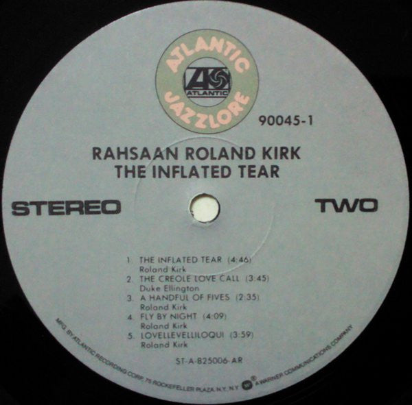 Roland Kirk : The Inflated Tear (LP, Album, RE)